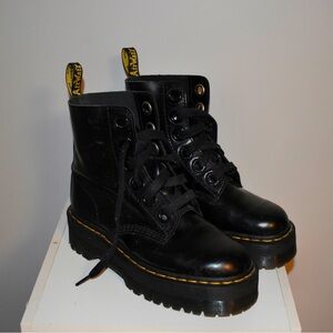 Dr. Marten Molly Women’s Leather Platform Boots